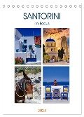Santorini im Focus (Tischkalender 2024 DIN A5 hoch), CALVENDO Monatskalender - Klaus-Peter Huschka