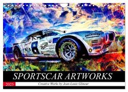 SPORTSCAR ARTWORKS Creative Works by Jean-Louis Glineur (Wandkalender 2025 DIN A4 quer), CALVENDO Monatskalender - Jean-Louis Glineur alias DeVerviers