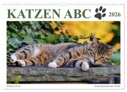 Katzen ABC (Wandkalender 2026 DIN A3 quer), CALVENDO Monatskalender - Sabine Löwer