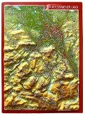 Cover-Bild zum Titel 'Reliefpostkarte Berchtesgadener Land' von 'André Markgraf, Mario Engelhardt'