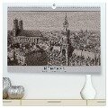 München, alte Postkarten neu interpretiert. (hochwertiger Premium Wandkalender 2025 DIN A2 quer), Kunstdruck in Hochglanz - Erwin Renken