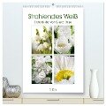 Strahlendes Weiß Blütenbilder (hochwertiger Premium Wandkalender 2025 DIN A2 hoch), Kunstdruck in Hochglanz - Gisela Kruse