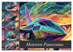 Motoren-Panorama (Wandkalender 2025 DIN A2 quer), CALVENDO Monatskalender - Werner Braun