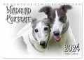 Windhund Portrait 2024 White Edition (Tischkalender 2024 DIN A5 quer), CALVENDO Monatskalender - Andrea Redecker