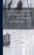 Cover-Bild zum Titel 'Charles Darwin and the Origin of Species, Addresses, Etc' von 'Poulton'