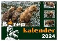Bärenkalender (Tischkalender 2024 DIN A5 quer), CALVENDO Monatskalender - Max Steinwald