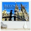 REGENSBURG - Impressionen (hochwertiger Premium Wandkalender 2024 DIN A2 quer), Kunstdruck in Hochglanz - Renate Bleicher