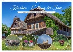 Kroatien - Entlang der Save (Wandkalender 2026 DIN A2 quer), CALVENDO Monatskalender - Ursula Di Chito