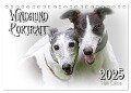 Windhund Portrait 2025 White Edition (Tischkalender 2025 DIN A5 quer), CALVENDO Monatskalender - Andrea Redecker