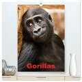 Gorillas (hochwertiger Premium Wandkalender 2024 DIN A2 hoch), Kunstdruck in Hochglanz - Elisabeth Stanzer