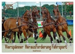 Vierspänner Herausforderung Fahrsport (Wandkalender 2025 DIN A3 quer), CALVENDO Monatskalender - Claudia Kleemann