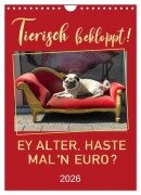 Cover-Bild zum Titel 'Tierisch bekloppt! (Wandkalender 2026 DIN A4 hoch), CALVENDO Monatskalender' von 'Mario Weigt'