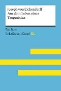 Aus dem Leben eines Taugenichts von Joseph von Eichendorff - Joseph Von Eichendorff, Theodor Pelster