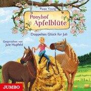 Cover-Bild zum Titel 'Ponyhof Apfelblüte. Doppeltes Glück für Juli [Band 21]' von 'Pippa Young'