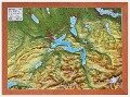 Cover-Bild zum Titel 'Relief Zentralschweiz klein 1:200.000 Holzrahmen' von 'André Markgraf, Mario Engelhardt'