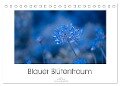 Blauer Blütentraum (Tischkalender 2024 DIN A5 quer), CALVENDO Monatskalender - Ulrike Adam