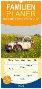 Familienplaner 2024 - Kultauto Ente Citroën 2CV mit 5 Spalten (Wandkalender, 21 x 45 cm) CALVENDO - Meike Bölts