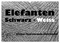 Elefanten Schwarz - Weiss (Wandkalender 2024 DIN A3 quer), CALVENDO Monatskalender - Angelika Stern