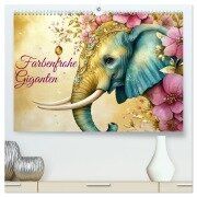 Farbenfrohe Giganten (hochwertiger Premium Wandkalender 2026 DIN A2 quer), Kunstdruck in Hochglanz - Ally Bee