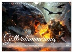 Götterdämmerung - Der Ragnarök in der nordischen Mythologie (Wandkalender 2026 DIN A4 quer), CALVENDO Monatskalender - Anja Frost