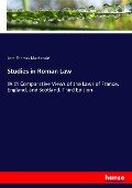 Cover-Bild zum Titel 'Studies in Roman Law' von 'Lord Thomas Mackenzie'