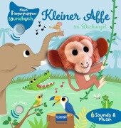 Cover-Bild zum Titel 'Mein Fingerpuppen-Soundbuch - Kleiner Affe im Dschungel' von 'Émilie Collet'