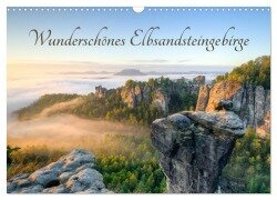 Wunderschönes Elbsandsteingebirge (Wandkalender 2025 DIN A3 quer), CALVENDO Monatskalender - Michael Valjak