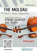 Viola part of "The Moldau" for String Quartet and Piano - Bedrich Smetana, A Cura Di Enrico Zullino