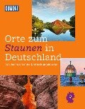 Cover-Bild zum Titel 'DUMONT Bildband Orte zum Staunen in Deutschland' von 'Renate Nöldeke, Laura Schneider, Sylvia Pollex, Stefanie Sohr, Volko Lienhardt'