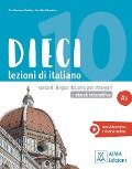 Dieci A1 - einsprachige Ausgabe. Kurs- und Arbeitsbuch mit Code - Ciro Massimo Naddeo, Euridice Orlandino