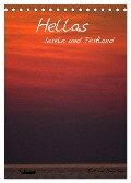 Hellas Inseln und Festland (Tischkalender 2024 DIN A5 hoch), CALVENDO Monatskalender - Benny Trapp