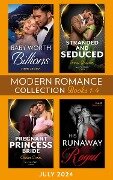 Cover-Bild zum Titel 'Modern Romance July 2024 Books 1-4' von 'Lynne Graham, Caitlin Crews, Clare Connelly, Emmy Grayson'