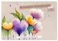 Romantischer Terminkalender (Tischkalender 2024 DIN A5 quer), CALVENDO Monatskalender - Ursula Di Chito