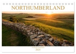 NORTHUMBERLAND 2025 (Tischkalender 2025 DIN A5 quer), CALVENDO Monatskalender - Katja Jentschura