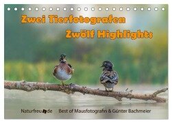 Zwei Tierfotografen Zwölf Highlights (Tischkalender 2025 DIN A5 quer), CALVENDO Monatskalender - Jennifer Hetzel & Günter Bachmeier