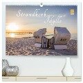 Strandkorb Idylle (hochwertiger Premium Wandkalender 2024 DIN A2 quer), Kunstdruck in Hochglanz - Christian Müringer