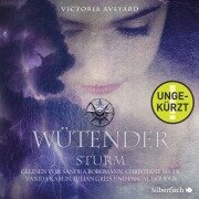Cover-Bild zum Titel 'Wütender Sturm (Die Farben des Blutes 4)' von 'Victoria Aveyard'
