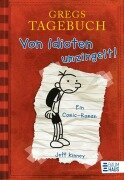 Cover-Bild zum Titel 'Gregs Tagebuch 01: Von Idioten umzingelt!' von 'Jeff Kinney'