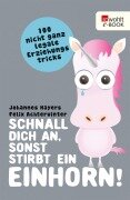 Cover-Bild zum Titel 'Schnall dich an, sonst stirbt ein Einhorn!' von 'Johannes Hayers, Felix Achterwinter'