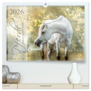 Pferde - Anmut, Eleganz, Magie (hochwertiger Premium Wandkalender 2026 DIN A2 quer), Kunstdruck in Hochglanz - Sabrina Mischnik