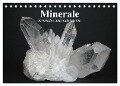 Minerale. Kristalle und Edelsteine (Tischkalender 2024 DIN A5 quer), CALVENDO Monatskalender - Elisabeth Stanzer