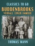 Cover-Bild zum Titel 'Buddenbrooks Verfall einer Familie' von 'Thomas Mann'