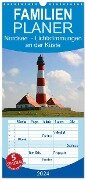 Familienplaner 2024 - Nordsee - Lichtstimmungen an der Küste mit 5 Spalten (Wandkalender, 21 x 45 cm) CALVENDO - Fotodesign Verena Scholze