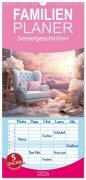 Cover-Bild zum Titel 'Familienplaner 2026 - Sesselgeschichten mit 5 Spalten (Wandkalender, 21 x 45 cm) CALVENDO' von 'Ally Bee'