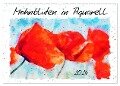 Mohnblüten in Aquarell (Wandkalender 2024 DIN A2 quer), CALVENDO Monatskalender - Anja Frost