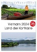 Vietnam 2024 Land der Kontraste (Tischkalender 2024 DIN A5 hoch), CALVENDO Monatskalender - Hamburg Mirko Weigt