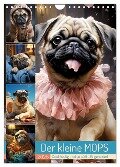 Der kleine Mops (Wandkalender 2025 DIN A4 hoch), CALVENDO Monatskalender - Cathrin Illgen