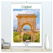 Cover-Bild zum Titel 'Cagliari - Urlaubsplaner (hochwertiger Premium Wandkalender 2026 DIN A2 hoch), Kunstdruck in Hochglanz' von 'Nina Schwarze'