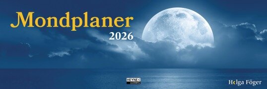 Cover-Bild zum Titel 'Mondplaner 2026' von 'Helga Föger'