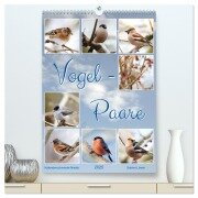 Vogel-Paare (hochwertiger Premium Wandkalender 2025 DIN A2 hoch), Kunstdruck in Hochglanz - Sabine Löwer